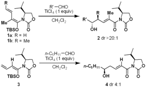 Previous Results on Remote Asymmetric Induction Using Vinylketene Silyl N,O-Acetals