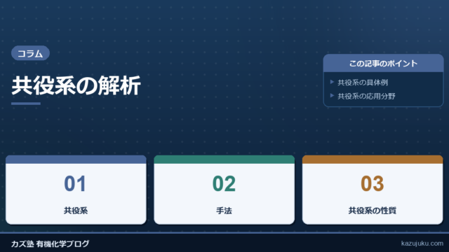 共役系の解析