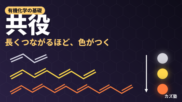 共役とは？共役系と安定化の仕組みをやさしく解説【有機化学の基礎】