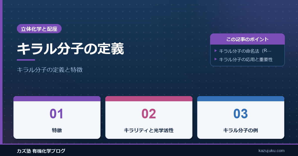 キラル分子の定義