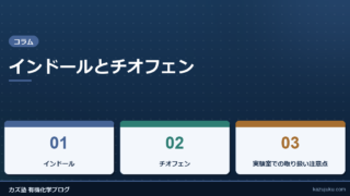 インドールとチオフェン