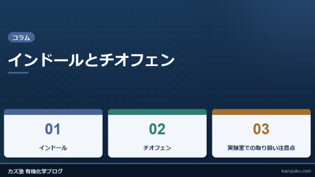 インドールとチオフェン