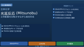 光延反応完全解説【Walden反転・pKa13〜15とアジド化/エーテル化反応】