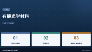 有機光学材料