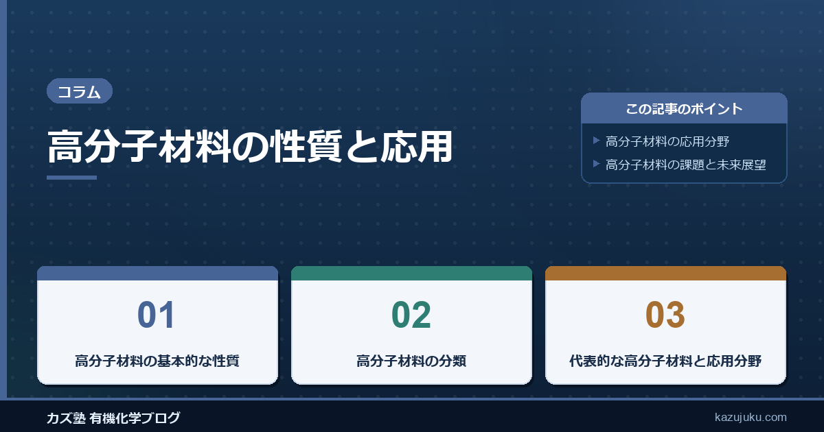 高分子材料の性質と応用