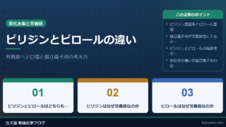 ピリジンとピロールの違いをわかりやすく解説｜芳香族ヘテロ環と孤立電子対の考え方