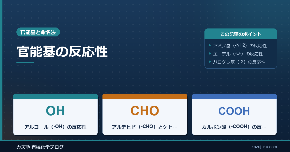 官能基の反応性