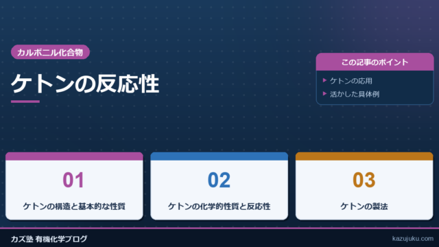 ケトンの反応性