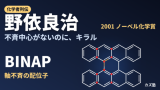 野依良治完全解説｜BINAP不斉水素化とノーベル化学賞2001年