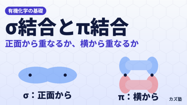 σ結合とπ結合の違いとは？二重結合の仕組みを解説【有機化学の基礎】
