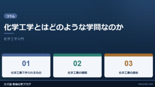 化学工学とはどのような学問なのか【化学工学入門】