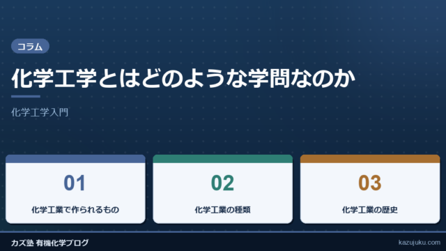 化学工学とはどのような学問なのか【化学工学入門】